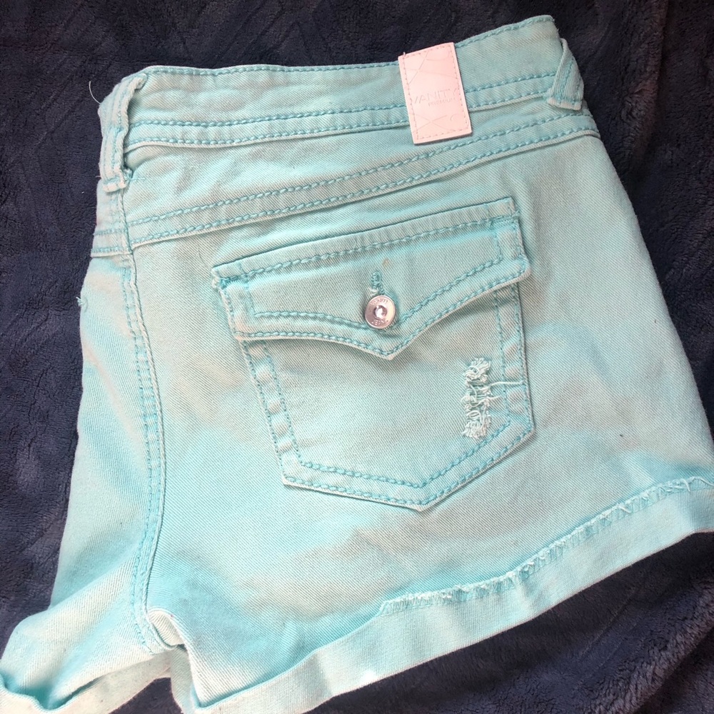 Vanity shorts light blue